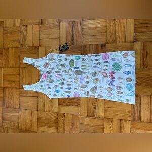 Ocean Drive Multicolor Seashell Tank Dress